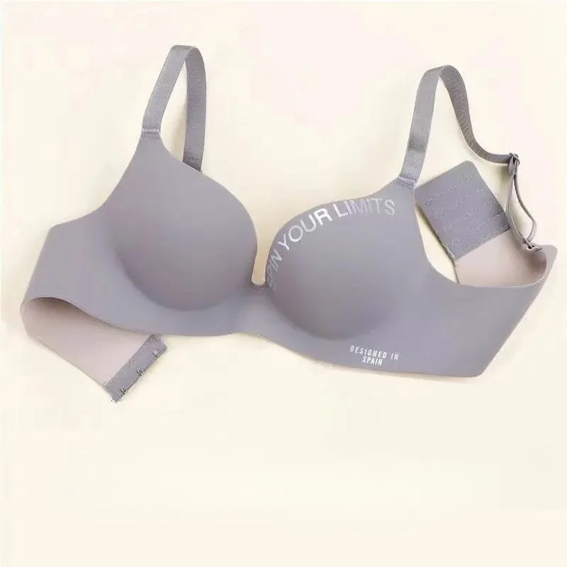Women Print Seamless Bra Sexy Lingerie Floral Push Up Bras One-Piece Underwear 2026 Bralette No Steel Rings Gather Brassiere