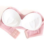 Strapless Bra Tube Top Women Crop Top Non-wire Invisible Bra 3/4 Cup Underwear Sexy Lingerie Cotton Bandeau Bra Removable Pads