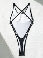 Sexy Backless Extreme G String Mini Micro Thong Women Swimwear One Piece Swimsuit Female Monokini High Leg Cut Bathing Suit Swim