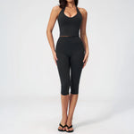 Women's Fitness Set Gym Tracksuit Breathable Sports Bra Flared Trousers Suit Workout Clothing Sportswear Female Athletic Wear