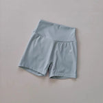 Nude High-Waisted Women's Yoga Fitness Shorts with Pockets Peach Hip Sports Fitness Running Training Gym Active Leggings