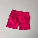 High-Waisted Peach Butt-Lifting Fitness Gym Sports Shorts for Women Tight-Fitting Belly-Control Outdoor Running Training Yoga