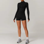 2/3PCS Yoga Set Women Workout Set Seamless Sportswear Gym Clothing Fitness Long Sleeve Crop Top High Waist Leggings Sports Suits