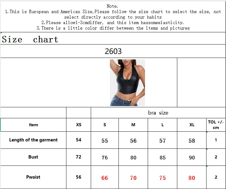 Pure Color Fishbone Shapewear Top Women's PU Leather Neck Buttoned Vest Market Style Underwear And Clothing