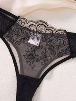 2-piece Black sexy lingerie set, an experience of daily intimate life that is both pure and exudes allure ZA824057