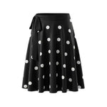 Spring Summer New Low-Waist Side-Tie Skirt For Women Sexy Large Polka Dot Print Midi Skirt Pure Desire Fashion Style Skirt 1KIJ