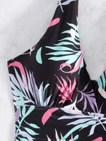 ZTVitality Women Halter Tankini Set Print Two Piece Swimsuit 2025 New Arrival Biquini Padded Bra Sexy Swimwear Summer Beachwear