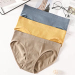 Women's Panties Low Rise Briefs Seamless Underwear Female Underpants Lingerie Sexy Ladies Panties M-L Comfort Intimate