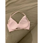 MOYISU Asian Fit Halterneck Women Cross Back Bodysuit Seamless Small Push Up Summer Outer Top SG Kawaii Fashion Bestseller