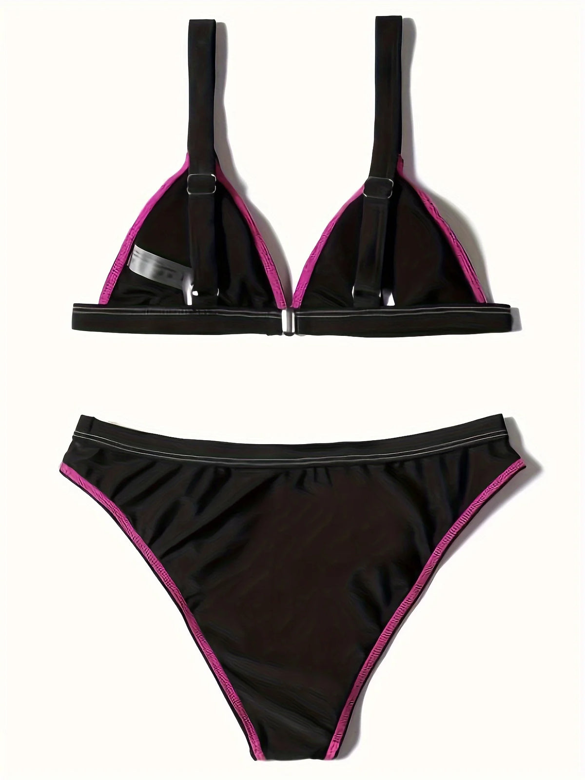 ZTVitality Sexy Push Up Bikini Set Women's Swimsuit Padded Bra Patchwork Swimwear Summer Beachwear Bathing Suit 2024 New Biquini