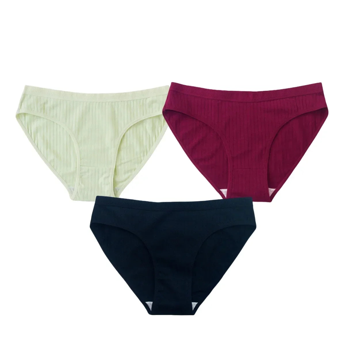 3Pcs/Set Cotton Panties Women Briefs Sexy Female Underpants Solid Pantys Seamless Underwear M-XL Panties Soft Lingerie Intimates