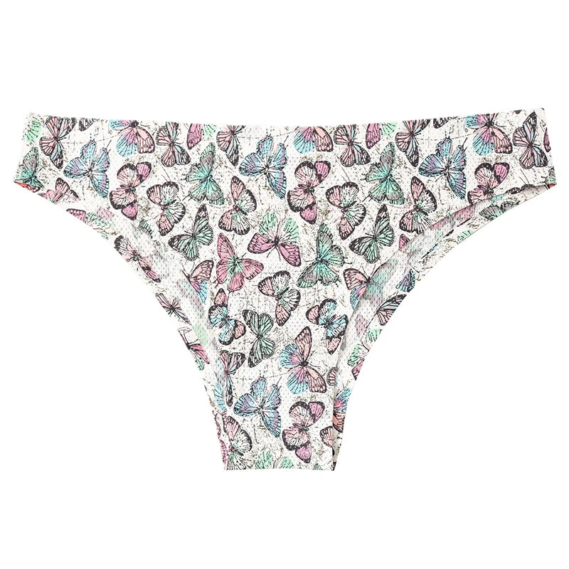 Women Thongs Fashion Floral Panties XS-XL Female Underpants Ladies Sexy Underwear Women Bikini Panty New Panties For Woman 2022