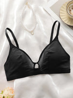 Women's Sexy Lingerie Solid Color No With Steel Ring Gathering Push Up Bra Front buckle Comfortable Close Fitting Bra C2906