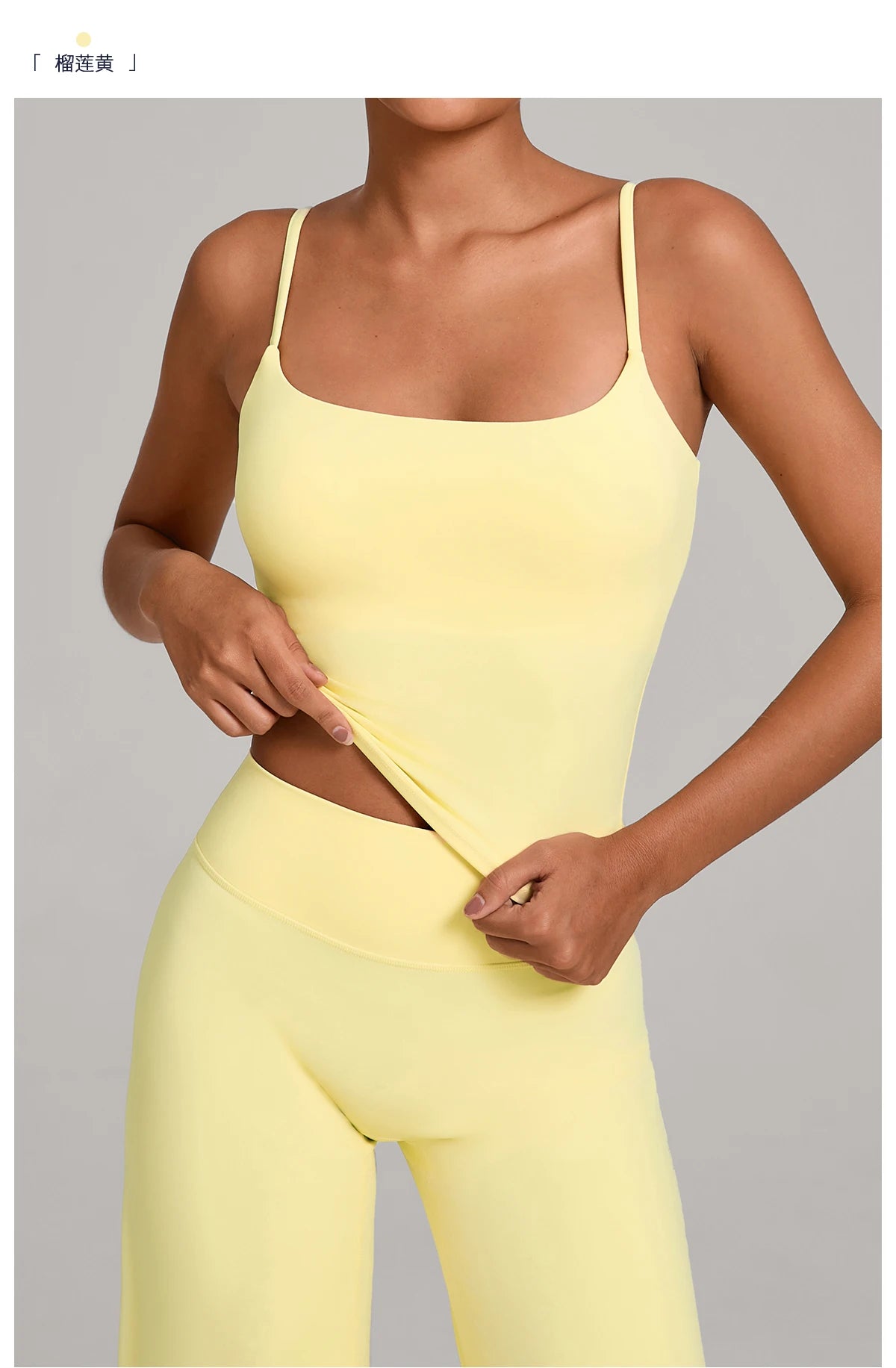 GYM Tank Top With Built In Bra women's Yoga clothing running Square Neck fitness vest beautiful back sports Workout