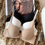 Light Push-Up Bras For Women Underwire Seamless Bra 3/4 Fixed Cup Brassiere Soft Top Women's Underwear Daily Sexy Lingerie S-XL