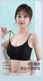 Skin Tone Invisible Bra Strapless Backless Seamless Ultra Thin Comfort Fit Military Training Bralette Pack Value Set Sweatproof