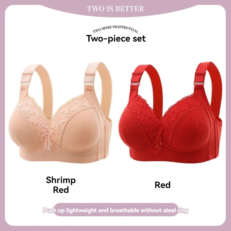 Womens Lace Bras Ultra-Thin Perspective Bralette Deep V Bra Sexy Lingerie Tops Plus SizeCup Mom's underwear active bra