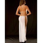 Women Babydoll See Through Lace Sexy Lingerie dress Porn Suit Costume Sleepwear Long Maxi Dress Nightgowns Chemises