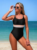 2026 Royal Blue One Piece Swimsuit Women Swimwear Sexy Criss Cross Back Swim Bathing Suit Monokini Bodysuit Beach Wear Summer