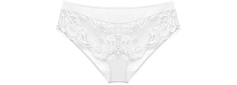 French Backless Bralette Sheer Lace Wireless Halter Top No Underwire Anti Nipple Show Comfort Bra & Tushy Set CA MOYISU Sexy Bra