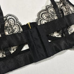 Two-piece Women's Set G-string Transparent Underwear Lolita Romantic Lingeries Set Sexy Bra and Panties Sets Lingerie for Woman