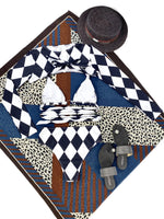 DEKA High Waisted Plaid Bikini Set for Women Lattice Print Camisole Swimwear Bathing Suit, Sexy Separate Bandeau Split Swimsuit
