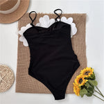 2024 New One Piece Swimsuit For Women Luxury Swimwear Flower Bikini Set Woman High Waist Biquini Sexy Beachwear Female Monokini