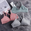 V-neck Sexy Bras For Women 1/3 Cup Wireless Bra Without Pads Sexy Lingerie Breathable Bralette Female Underwear S-L