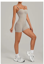 Outdoor Backless Yoga One Piece Suit Women Multiple Wearing Methods Sleeveless Slim Fit Pocket Stretch Sports Fitness Jumpsuit