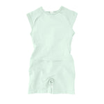 NCLAGEN Flutter Sleeve One Piece Women Sports Jumpsuit Bodysuit With A Backless Design Sports Activewear Yoga Enterito Gym Set
