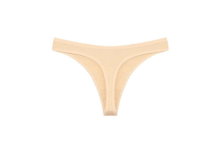 4PCS Women Seamless Thong Cotton Thin Strap Low Waist High Flexibility Panties Sexy Underwear Ladies Briefs T-back Soft Women