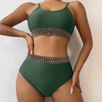 Sexy High Waist Bikini Black 2026 Women Swimsuit Two Pieces Swimwear Female Bikinis Set Purple Bathing Suits Brazilian Biquini
