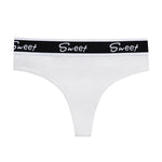 Cotton Panties Sexy Women Briefs Letter Sweet Underwear Thong Hollow Out Intimates Ladies Female Panty Lingerie