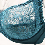 Plus Size Bras For Women Lace Bra Femme Transparent Large Brassiere Tops Underwear Sexy Lingerie C D DD E F Cup