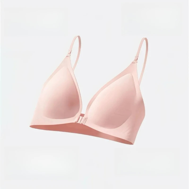 Thin Breathable Halter Bra for Women Backless Beauty Back Underwear Push Up Gather Side Breast Anti Sagging Lingerie 2026