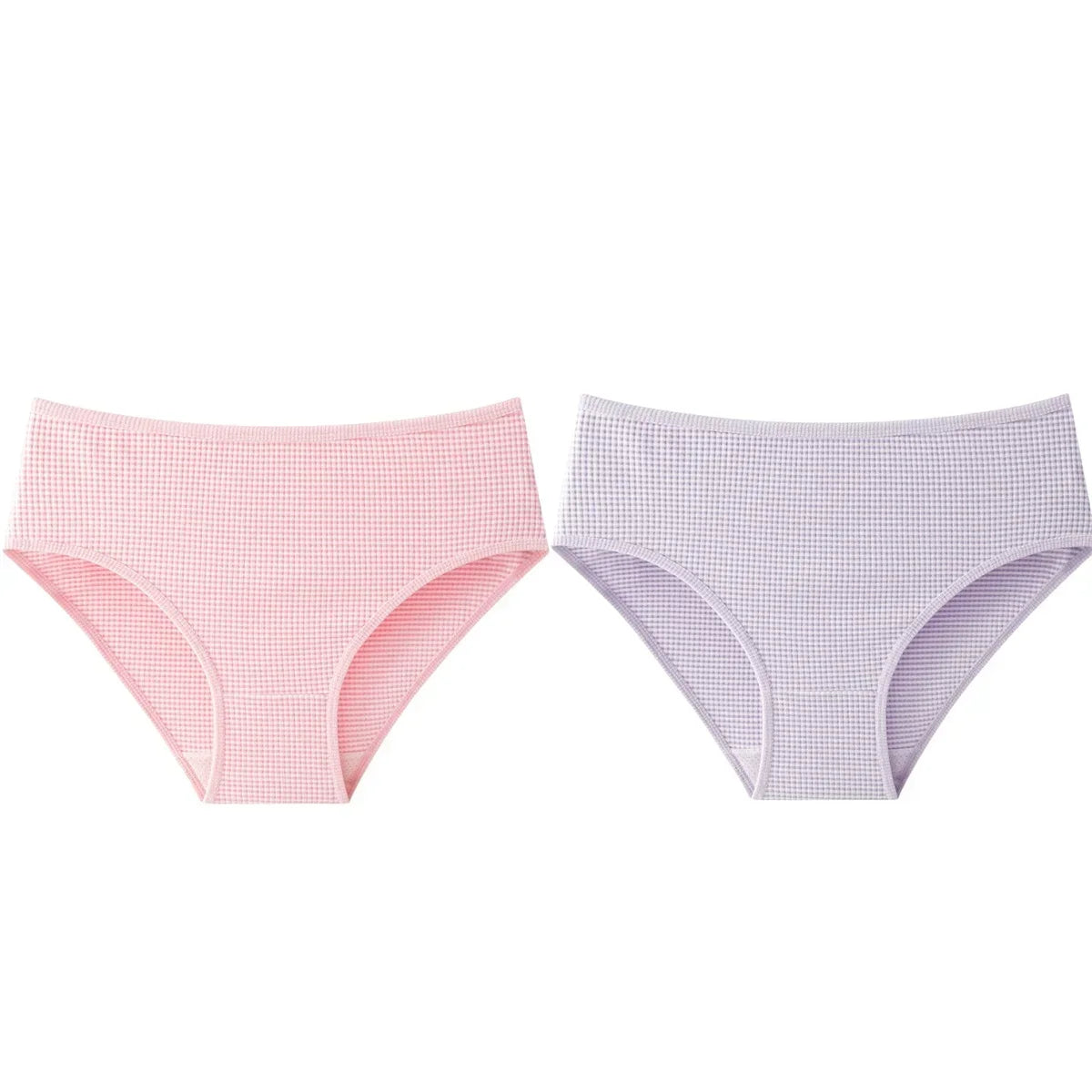 2Pcs/Set Women High Rise Panties Seamless Underwear Winter Warm Underpants Breathable Briefs Female Sexy Lingerie