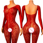 Ultra Hot Crotchless Lingerie Open Bra Erotic Costumes Transparent BodySuits Adults Hanging Neck Bodystockings Fishnet Underwear