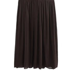 Women's Sexy And Alluring Off-shoulder Halter Neck Ruched Slim-fit Waist-cinching Solid Color Dress Pure Desire Elegant WXRY