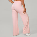 Women Straight Yoga Leg Bottoms Soft Stretchy Fabric Women's Yoga Pants GYM Sweat-Wicking Properties Running Sport Trousers