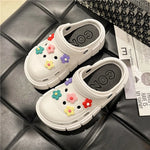 Summer Women Slippers Platform Clogs Outdoor Garden Shoes Female Pool Sandals Bathroom Flip Flops Mules Ladies Beach Slides