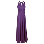 Women's Transformer Dress Multi Way Wrap Backless Wedding Evening Gown Convertible Floor Long Formal Dress