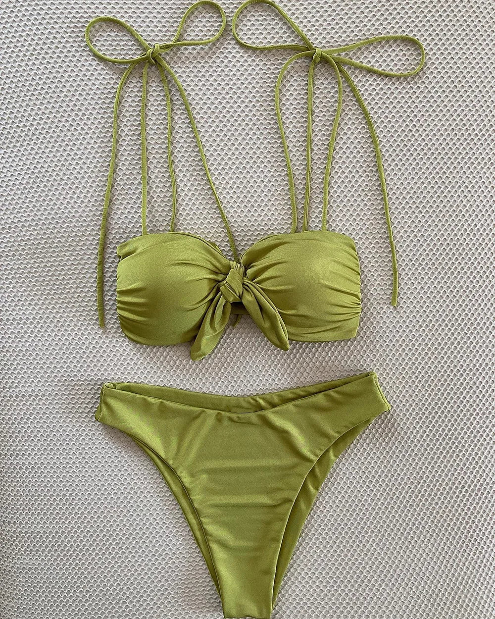 Sexy Halter Micro Bikini 2024 Women Swimsuit Female Swimwear Thong Bikinis Set Brazilian Beach Wear Bathing Suit Biquini