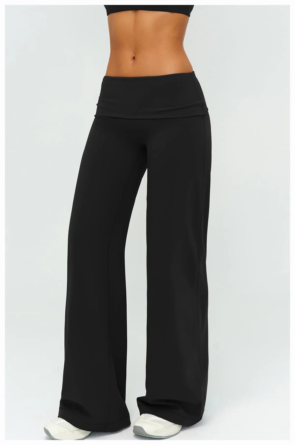 Yoga Pants Women High Waist Fitness Sports Flared Trousers Gym Workout Jogging Wide Leg Pants Female Dance Sports Flared Pants