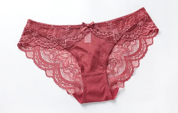 MOYISU Pure Desire Lace Bra Set Women Sexy Anti-Sag Push Up Bralette Sheer Underwear for Big/Small Chest Comfort Support