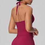 Women Sports Yoga Bra Adjustable Sports Top Women's Fitness Top Sleeveless Open Back Bra Fitness Workout Running Sportswear Vest