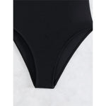 Sexy Shiny Sequins Deep V Backless Monokini Halter Women Swimwear One Piece Swimsuit Female Bather Bathing Suit Swim Lady K4996