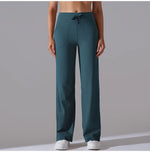 New Yoga Straight Leg Sweatpants Straight Leg Women's Loose Tracksuit Pants Wide Leg Outdoor Gym Running Casual Tracksuit Pants