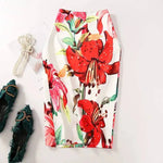 Spring Summer Women Y2K High Waist Midi Pencil Chiffon Skirts Slim Bodycon Vintage Hip Raise Korean Fashion Clothes UOV5