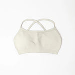 NCLAGEN Sports Bra Seamless Yoga Top Women Fitness Article Gym Active Wear Back Cross Workout Push-up Fitness Running Underwear