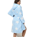 Women's Robe Pajamas 2026 Autumn Winter Coral Fleece Thickened Flannel Bathrobes Hooded Nightgowns Cute Home Women's Clothing